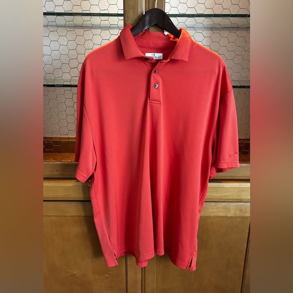 Men's Golf Grand Slam Red Polo Shirt